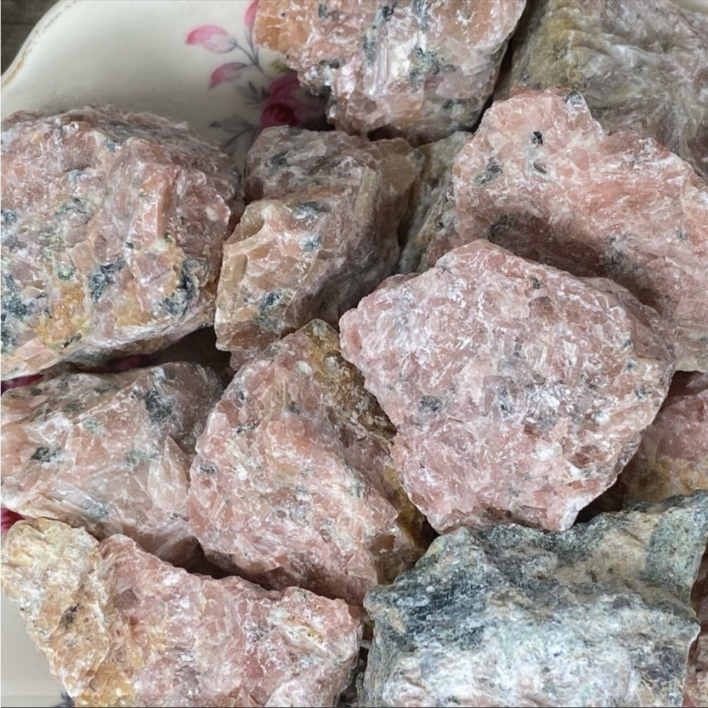 Raw Red Calcite Pieces - Small x3